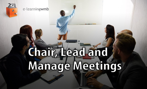 Chair, Lead and Manage Meetings e-learning course launches